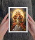 Decoupage Paper Pack (35 Sheets 6"x8") Funny Royal and Holy Dogs Being Majestic and Brave FLONZ Vintage Illustration Pictures Cards for Decoupage,...