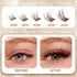 Brown Lash Clusters Natural Lash Extension Brown Wispy Eyelash Extension 8-16mm CC Curl Brown Individual Lashes Clusters Eyelashes Extensions...