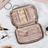 NISHEL Travel Jewelry Case, Travel Organizer for Necklaces, Earrings, Rings, Bracelets, Watch, Black...