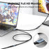 USB C Extension Cable 3.3Ft (100W/10Gbps), Gold Connector Nylon Braided USB 3.1 Type C Male to Female Extension Fast Charging Compatible with USB ...