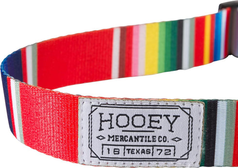 Hooey Nomad Dog Collar, Durable Polyester Webbing Collar with Graphic-Inspired Prints, Serape Tijana, Medium...