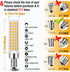ALIDE E12 100 Watt Equivalent LED Candelabra Bulbs C7,Non-dimmable,2700K Warm White,1200LM T6 E12 10W LED Ceil Fan Light Bulbs for Chandelier Pend...