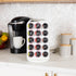 Mind Reader Single Serve Coffee Pod Carousel, 30 Pod Capacity, Countertop Organizer, 6.75"L x 6.25"W x 12.5"H, White...