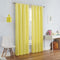 ECLIPSE Kendall Modern Blackout Thermal Rod Pocket Window Curtain for Bedroom or Living Room (1 Panel), 42 X 54, Lemon...