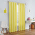 ECLIPSE Kendall Modern Blackout Thermal Rod Pocket Window Curtain for Bedroom or Living Room (1 Panel), 42 X 54, Lemon...
