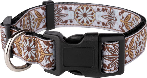 Dog Collars for Small Medium & Large Dogs - Female and Male dogs Patterns on Long Lasting, Adjustable, Strong and Durable Collars for Dogs Stockin...