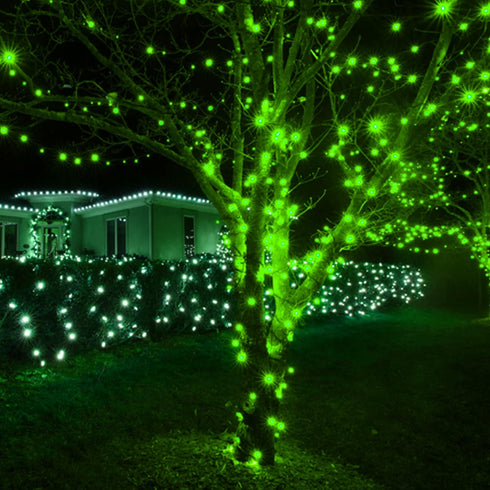 Uptotop Christmas 100 Count String Light, 20FT Plug in Waterproof String Light Decorations for St. Patrick's Day Party Carnival Supplies, Outdoor ...