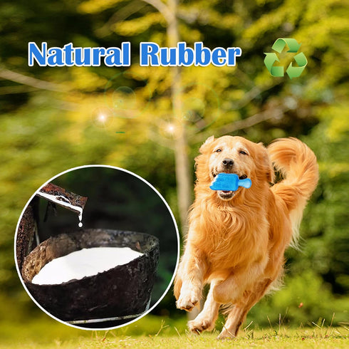 Puppy Teething Chew Toys, Cooling Natural Teething Rubber, 2 Pack for Cleaning Teeth and Protects Oral, Freezable Dog Chew Toys Set...