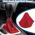 Car Shift Dust Cover Universal Gear Shift Knob Boot Dust Cover Fabric Red...