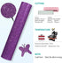 VINYL FROG Glitter HTV Vinyl Heat Transfer Vinyl Roll 12" x 5ft Purple Iron on Vinyl Glitter Heat Press Vinyl for T-Shirts Works with All Cutter M...