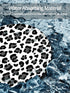 Cute Cup Holder Coasters for Car with Fingertip Grip, Auto Accessories for Women & Men,Pack of 2 (Snow Leopard)...