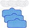 Steam Cleaner Accessories for Dupray Neat - Washable Microfiber Pads for Hardwood Floor Cleaning, Universal Microfiber Cloths and Small Bonnets (6...