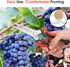 Pruning Shears Father's Day Gifts, Heavy Duty Stainless Steel Ultra Sharp Multi-purpose Hand Pruner Scissors for Garden Harvesting Fruits Vegetabl...
