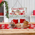 Christmas Hot Cocoa Bar Decor Hanging Wood Wall Sign - Wall Hanging House Decor w/Christmas Wall Art Design - Home Decor Art Accessories - Twisted...