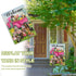 Home Decorative Welcome Easter Eggs Pink Truck Dog Garden Flag, Country Puppy House Yard Daffodil Tulip Daisy Flowers Outside Decoration, Spring F...