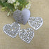 4pcs/Set Lace Love Metal Die Cuts,Heart Love Lace Flower Cutting Dies Cut Stencils for DIY Scrapbooking Album Decorative Embossing Paper Dies Card...