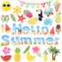 Summer Bulletin Board Decorations, Tropical Fruits Pineapple Watermelon Lemon Classroom Decoration Set Luau Hawaiian Party Decorative Classroom Su...