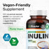 BIO KRAUTER Inulin Powder Capsules - Inulin Prebiotic Fiber 1200 mg Strength - 100 Count - Pure Soluble Fiber Supplements - Chicory Root Fiber Cap...