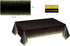 Gexolenu 4 Pack Black and Gold Plastic Tablecloth for Rectangle Tables(54" x 108"), Party Table Cover for Birthday, Table Cloths for Graduation, R...