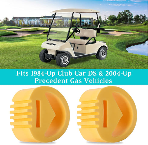 10L0L 2 Pack Motor Mount Vibration Dampener Engine Snubber for Club Car DS Gas 1984-up and Precedent Gas 2004-up Golf Cart, Replace OEM 1012164 10...