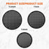 3PCS Round Pizza Pan with Holes, Nonstick Pizza Tray for Oven 9Inch, 11Inch, 12 Inch, Pizza Baking Pans, Perforated Carbon Steel Pizza Bakeware fo...