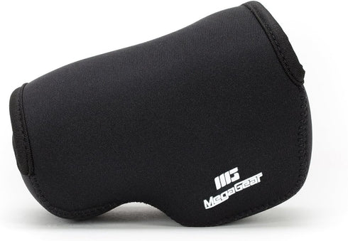 MegaGear MG064 Ultra Light Neoprene Camera Case Compatible with Sony Alpha A6400, A6500, A6300, A6000 (16-50 mm)-Black (MG063)...