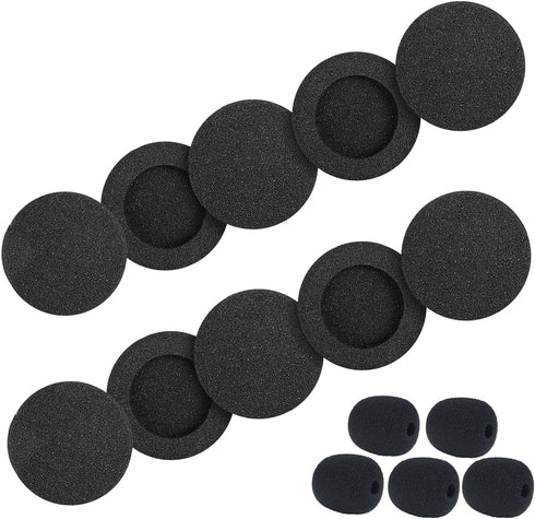 Replacement Ear Pads for Jabra Headset Foam Ear Cushions Compatible with Jabra Biz 1500 1900 2300 2400 GN2000 GN2100 GN2025 GN9120 GN9125 PRO 920 ...