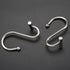 Nickel Shower Curtain Hooks, Rust Proof Shower Curtain Rings for Bathroom, Silver Metal Decorative Shower Curtain Hooks Hangers for Shower Curtain...