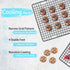 Tebery 4 Pack Black Heavy-Duty Wire Cooking Rack Baking Racks, Nonstick Baking & Cooling Grid for Roasting, Cooking, Grilling, Drying - 16" x 10"...