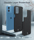 FNTCASE for Motorola Moto G-Play-2024 Case: Dual Layer Protective Heavy Duty Cell Phone Cover Shockproof Rugged with Non Slip Textured Back - Mili...