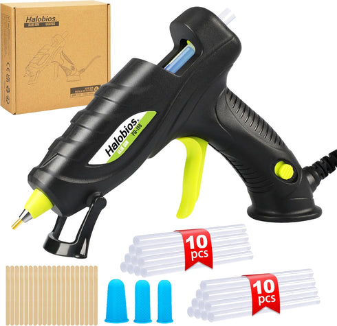 Glue Gun, 20W Hot Glue Gun with 20 Glue Sticks Glue Gun for Crafts, Glue Gun and Sticks Set for School Office DIY Arts Quick Home Repairs...