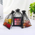 100Pcs Black Organza Bags 4x6 Inch, Sheer Drawstring Halloween Party Gift Bags Jewelry Candy Pouches Funeral Favor Bags...
