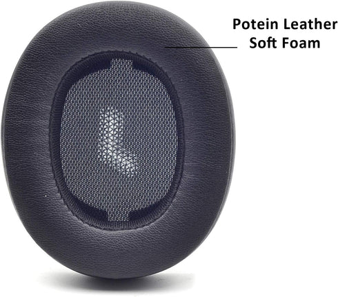 Replacement E55 Earpads Ear pads foam Ear cushion pillow parts Cover Compatible with JBL E55BT E 55 bt Bluetooth Wireless Headsets (black)...