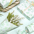 Whaline 100 Sheets Elegant Floral Tissue Paper Green Flower Gift Wrapping Paper Decorative DIY Art Craft Tissue Paper for Spring Wedding Birthday ...