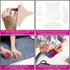 5" Double Wedding Ring Acrylic Quilting Template Set, 1/4" Seam Allowance - 7 Pieces - Tiny DWR...