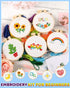 Pllieay 10 PCS Cross Stitch Kits for Beginners, Embroidery Beginner Kits for Kids 7-13, Include Instructions, Cross Stitch Kits with Pattern, Need...