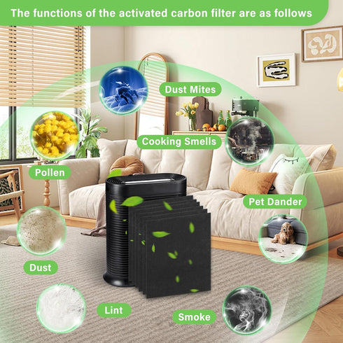 HRF-A300 Carbon Activated Filter Compatible with Honeywell Air Purifier Prefilter A, Activated Carbon Pre Filter A Replacement HPA300 HPA304 HPA33...