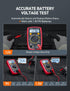 AstroAI Digital Multimeter Tester 2000 Counts with DC AC Voltmeter and Ohm Volt Amp Meter; Measures Voltage, Current, Resistance, Continuity and D...