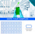 10PCS 4ml Clear Glass Vials with Screw Caps and PE pad, 1 Dram Small Lab Sample Vials with Lids, Leak-Proof Liquid Storage Empty Vial (with Droppe...