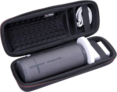 LTGEM Hard Case for ???????????????? ???????? ???????? ?? Ultimate Ears Boom 3 Portable Waterproof Bluetooth Speaker and Charger Dock(Black+Black)...