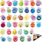 40 Pcs Face Emotional Feelings Funny Refrigerator Magnets Cute Emotion Fridge Magnets Round Decorative Mood Magnets for Whiteboard Kitchen Office ...