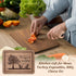 SteadStyle Retirement Gifts for Women or Men 2024 - Premium Walnut Wood Cutting Board Gifts for Retirement, Retirement Gifts Ideas for Mom, Dad, C...