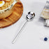 KEAWELL Premium Korean Soup Spoons with Long Handles, Set of 4, 18/10 Stainless Steel, Dishwasher Safe (Plain)...