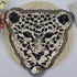 ARTEM Sequins Leopard Head Patch Sew on Patch Rope Embroidered Sequins Pattern Cloth Stickers for Decoration Clothing 1 Pcs...
