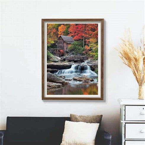 KTHOFCY 5D DIY Diamond Painting Kits for Adults Kids Waterfall Full Drill Embroidery Cross Stitch Crystal Rhinestone Paintings Pictures Arts Wall ...