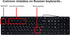 USB Keyboard with Russian English (Cyrillic) Letters/Characters- Full Size Slim Desktop Design...
