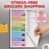 Zoe Deco Weekly Meal Planner (Fruit, 7 x 10”), Magnetic Notepad for Refrigerator, Weekly Menu Planning Pad for Family, 52 Easy Tear-Off Sheets for...