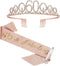 Rose Gold Birthday Sash Crown 60 & Fabulous Sash and Tiara for Women, Gifts for Happy 60th Birthday Party Favor Supplies...
