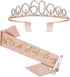 Rose Gold Birthday Sash Crown 60 & Fabulous Sash and Tiara for Women, Gifts for Happy 60th Birthday Party Favor Supplies...