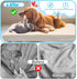 Dog Bed Covers Replacement Washable 2 Pack, 100% Waterproof Dog Bed Cover Soft Noiseless Dog Bed Sheets 50% Increase Durability, Beige 30 x 20 inc...